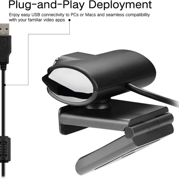 New AUSDOM Webcam 1080P Full HD - Picture 6 of 9